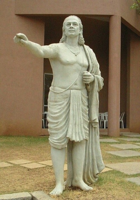 Aryabhata (a modern statue; no likeness from his lifetime survives)