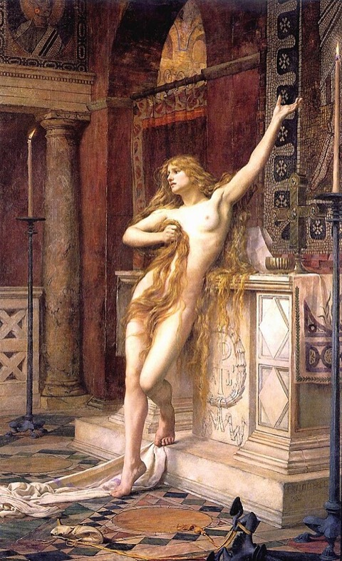 Hypatia (painted in 1885; an imagined likeness)